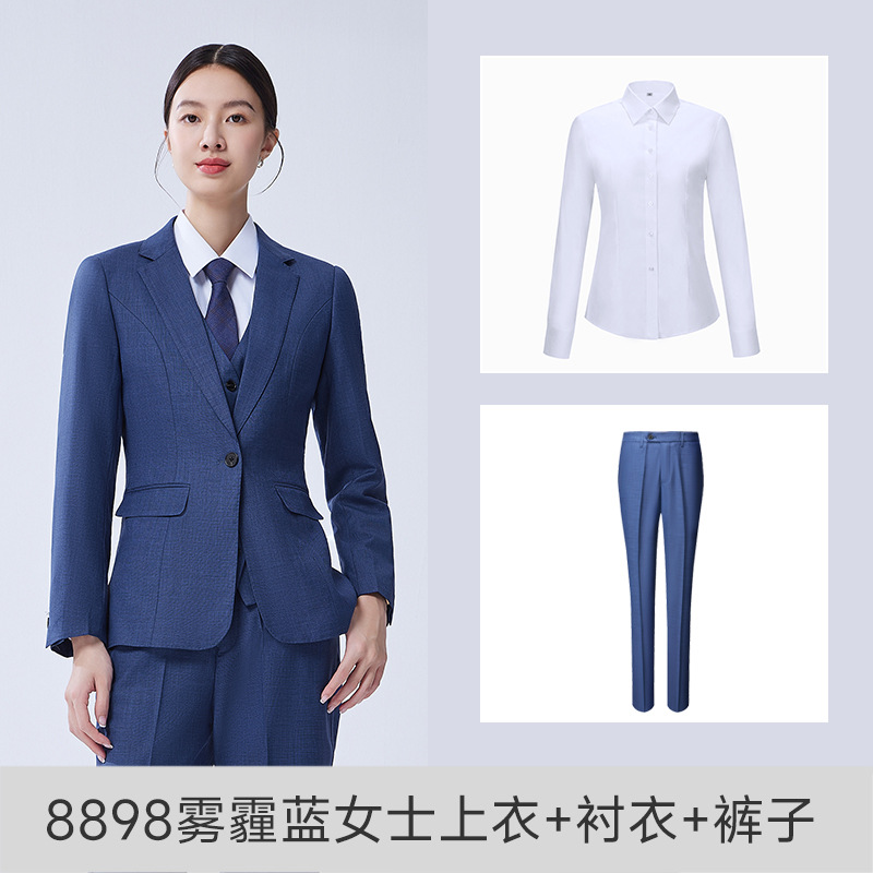 BYD Sales Department Haze Blue Suit suit Work Clothes Dynasty Net 4S Store Work Suit for Men and Women Same Autumn - Image 12