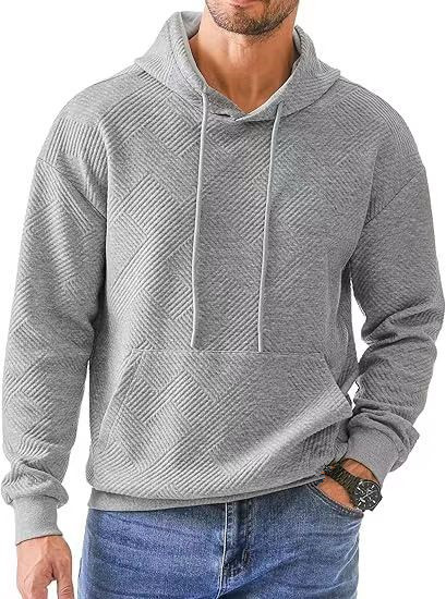 2024 Foreign Trade European and American Men's Wear Hoodie Baby Velvet Casual Pullover Hoodie - Image 5