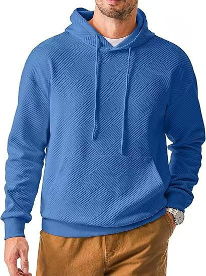 2024 Foreign Trade European and American Men's Wear Hoodie Baby Velvet Casual Pullover Hoodie - Image 4
