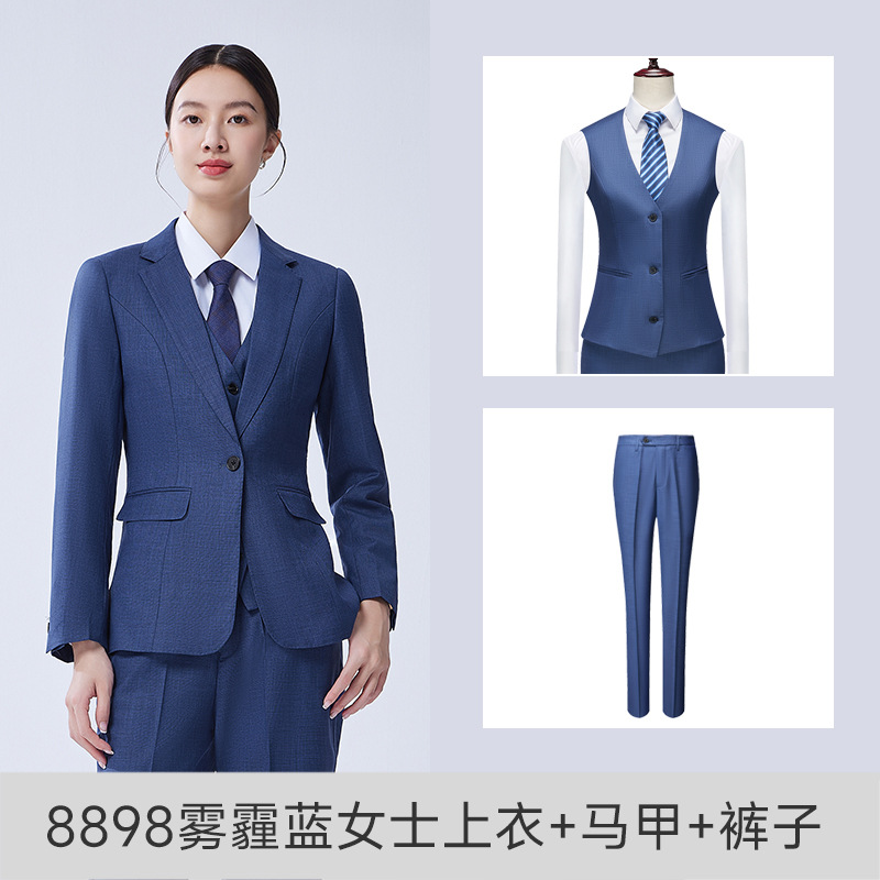 BYD Sales Department Haze Blue Suit suit Work Clothes Dynasty Net 4S Store Work Suit for Men and Women Same Autumn - Image 16