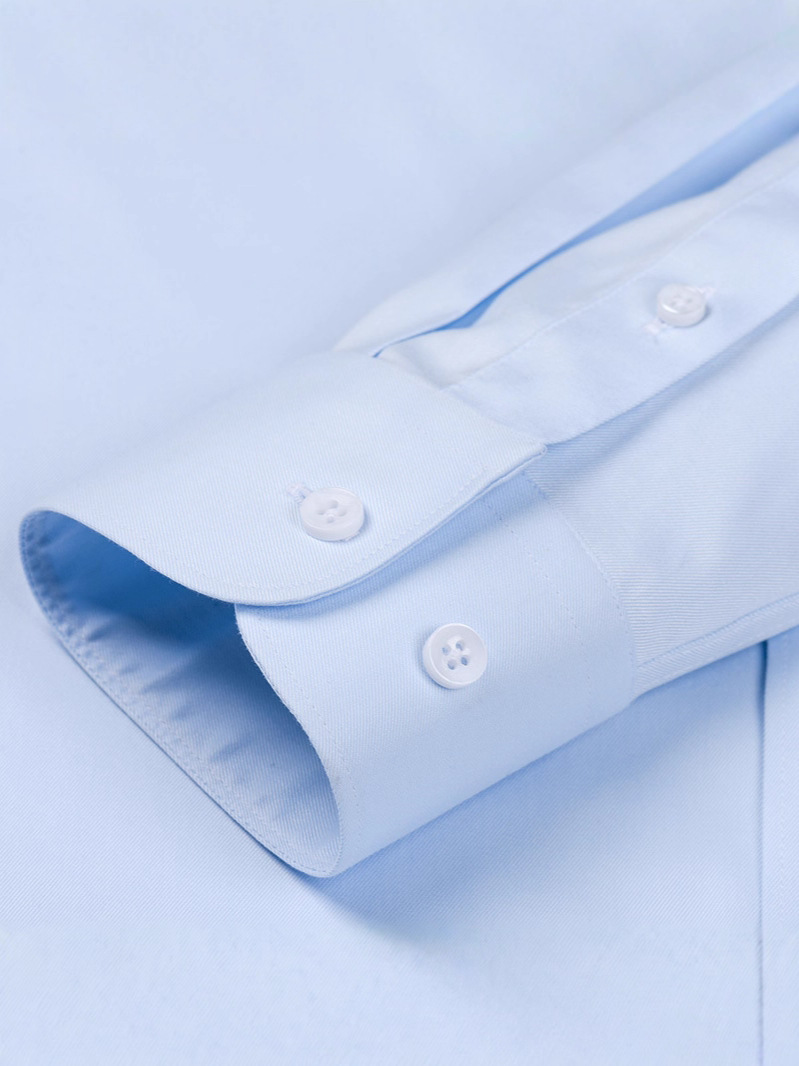 High-End Professional Wear, All-Cotton Shirt, Stretch Cotton Business Men's Clothing, High-End Men's Cardigan, Dp Non-Iron Executive Shirt - Image 2