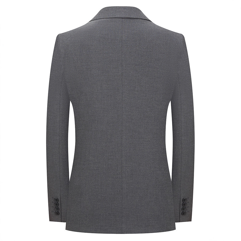2025 New High-End Men's Suit Three-Piece Suit Light Business Professional Casual Korean Style Wedding Groom Suit - Image 3