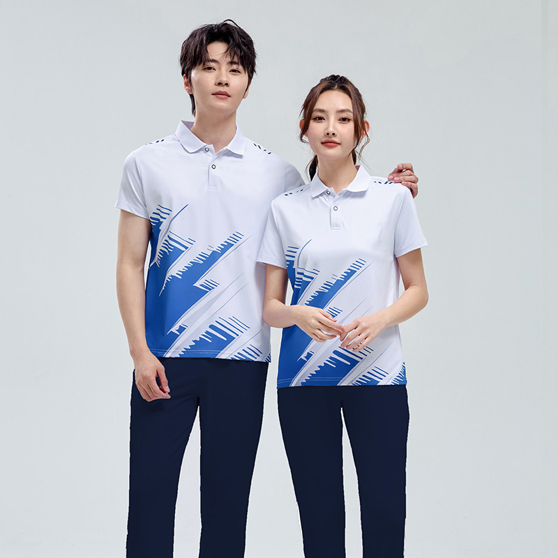 Sportswear suit Men's and Women's Summer Thin Quick-drying Short-sleeved Trousers Couple's Class Clothes plus size Group Aerobics Clothing - Image 8