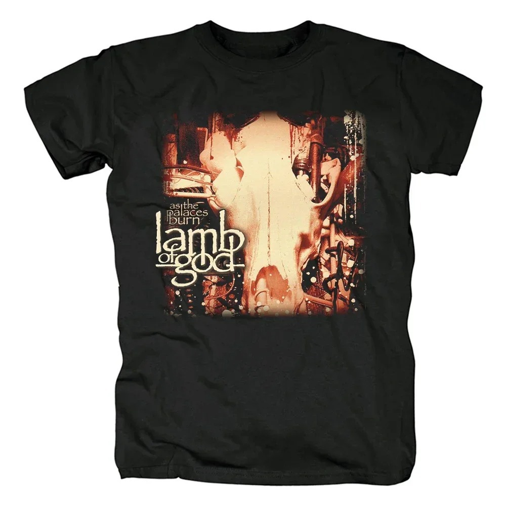 Lamb of God Heavy Mental Band T-shirt Mens Cotton Tshirt Su - Image 13