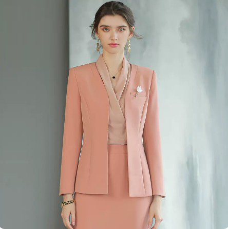 Spring and Autumn New Long-sleeved High-end Business Dress Women's Dress Suit for Host Business Dress Work Clothes Slimming Suit OL - Image 12