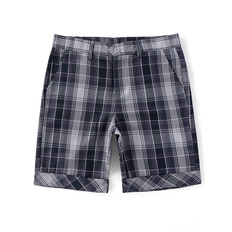 Factory Direct Sales Special Price Men's and Women's Plaid Trousers High-Waisted Student Trousers Evening Matte Gray Small Grids Olive Grids Class Uniform - Image 17
