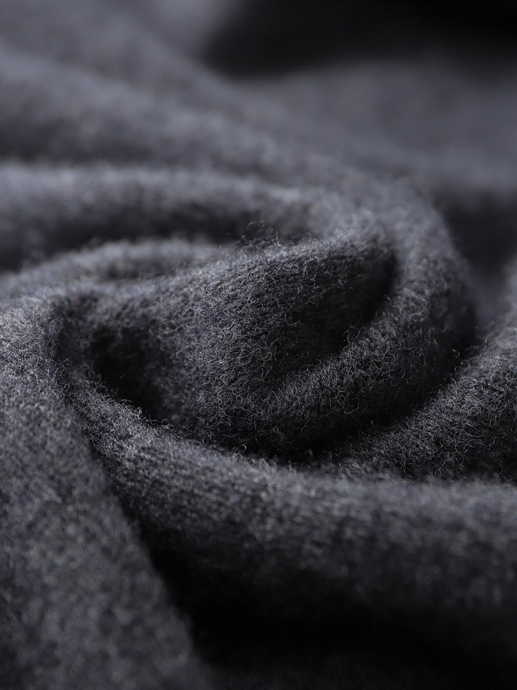 Cashmere Thickened Mock Collar Cashmere Cardigan Men's Business Casual Knitted Cashmere Sweater Middle-aged Autumn and Winter Coat - Image 5
