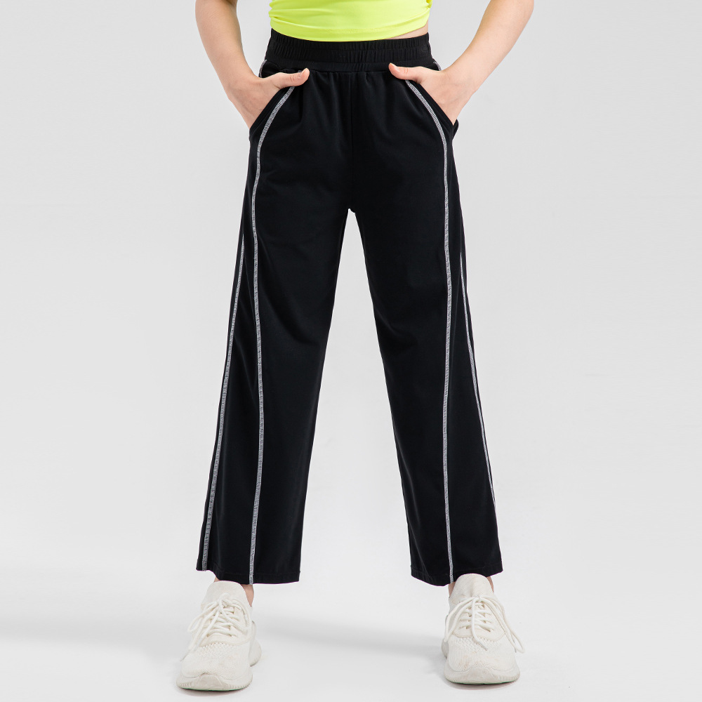 Breathing Series Girls' Loose Yoga Trousers Naked Fitness Trousers Quick-drying Breathable Sports Casual Trousers 33319 - Image 6