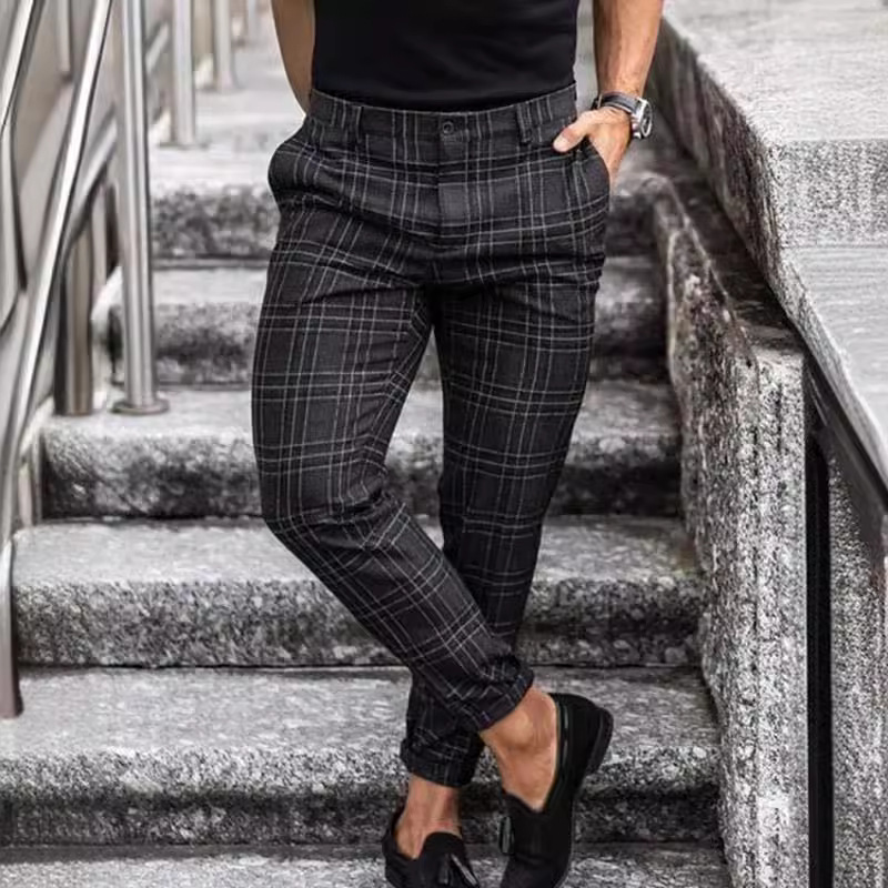 2024 Spring and Summer Men's Casual Trousers Loose Thin Cross-border Explosive Style Casual Pants Men's One Piece to Be Departed - Image 4