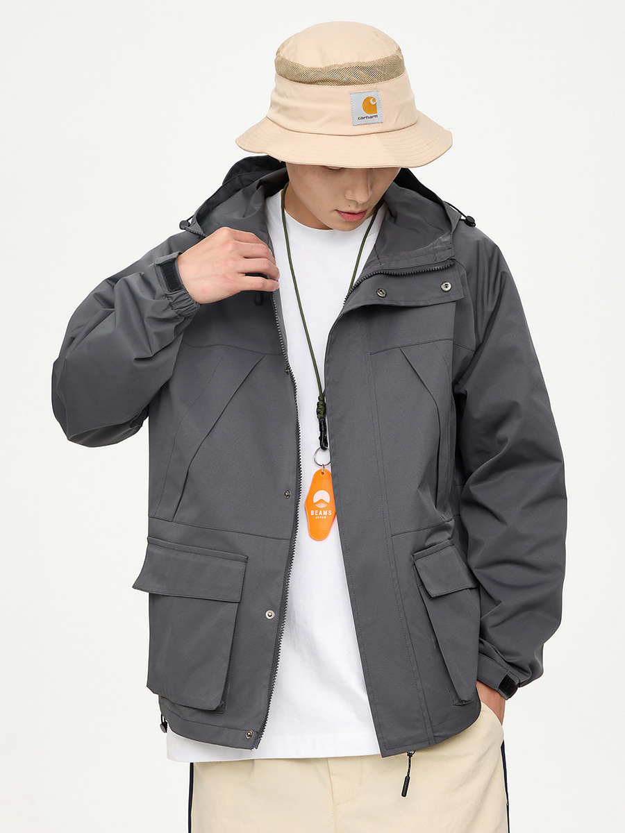 Rumen Jacket Spring and Autumn Outdoor Jacket Men's Detachable Three-In-One Windproof Waterproof Coldproof Jacket Men's - Image 4