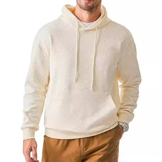 2024 Foreign Trade European and American Men's Wear Hoodie Baby Velvet Casual Pullover Hoodie - Image 9