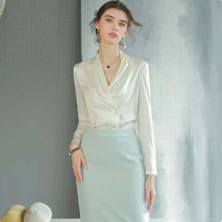 Spring and Autumn New Long-sleeved High-end Business Dress Women's Dress Suit for Host Business Dress Work Clothes Slimming Suit OL - Image 13