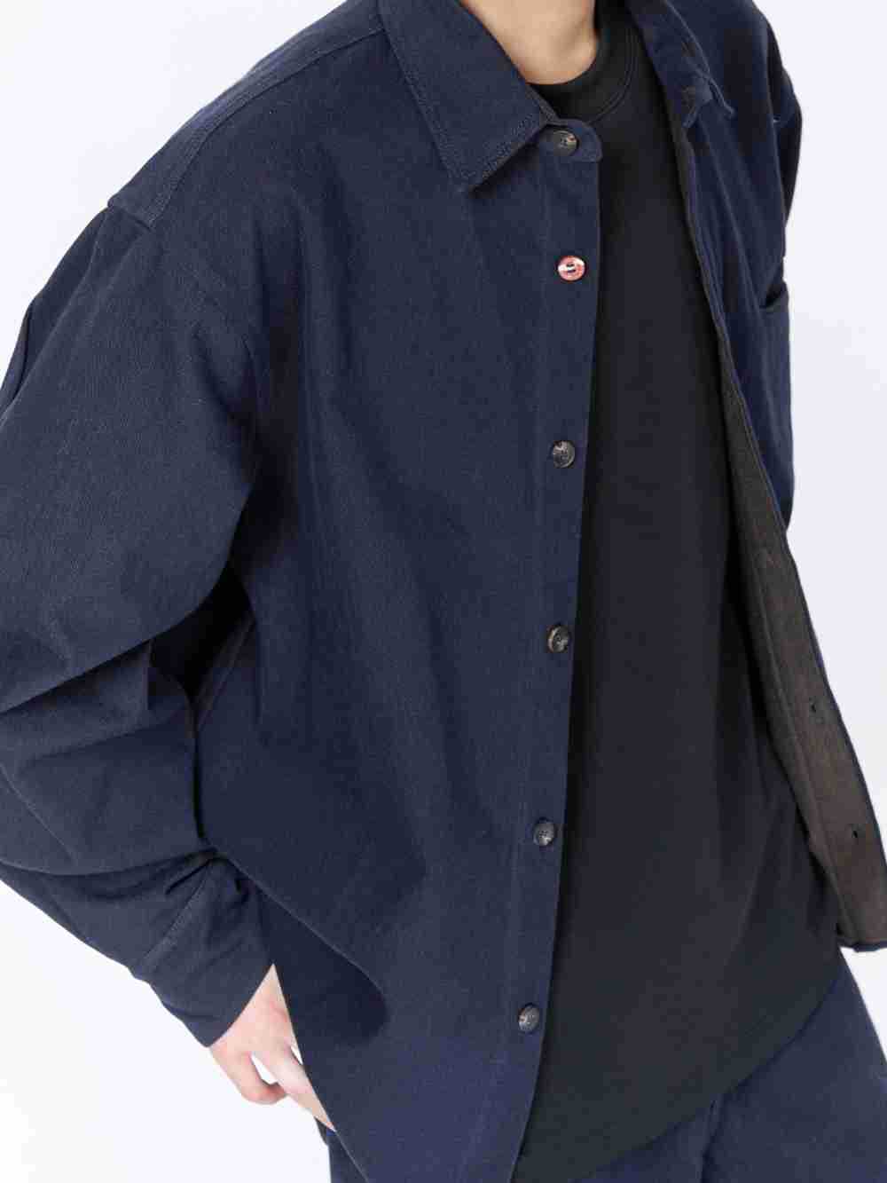 Old Money Style Men's Classic Denim with Quality Jade Buttons, Minimalist Casual Denim Set, Long-Sleeve 2025 Autumn Collection - Image 2