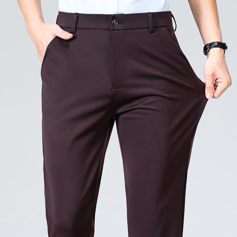 Summer Thin Casual Trousers, Business Men's Trousers, Middle-Aged Dad Casual Trousers - Image 7
