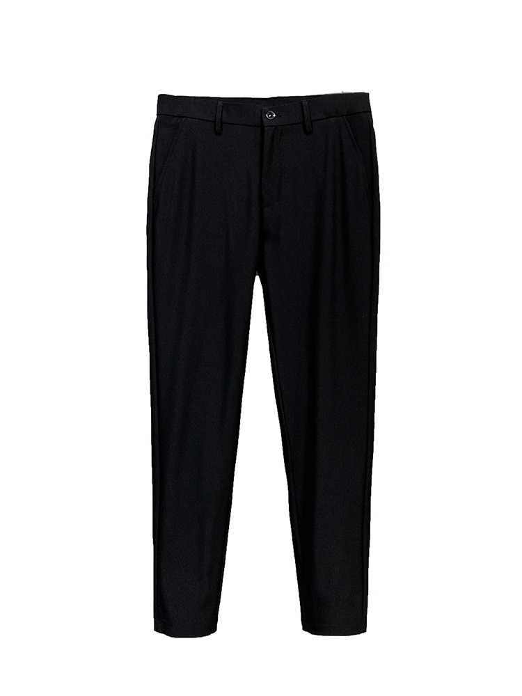Spring New Arrival Cropped Trousers Men's Draping Slim-Fit Small Straight Casual Men's Non-Ironing Suit Long Pants All-Match - Image 5