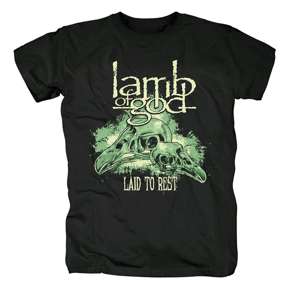 Lamb of God Heavy Mental Band T-shirt Mens Cotton Tshirt Su - Image 6