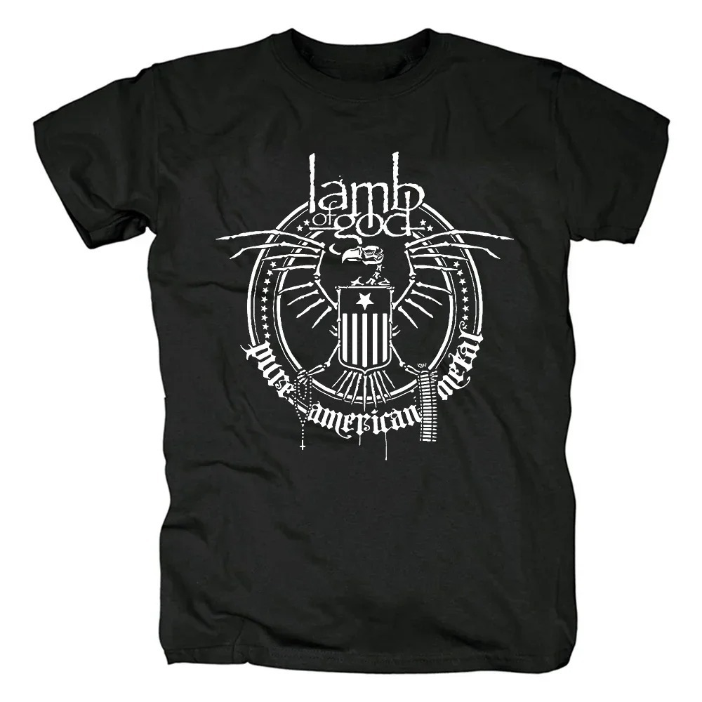 Lamb of God Heavy Mental Band T-shirt Mens Cotton Tshirt Su - Image 16