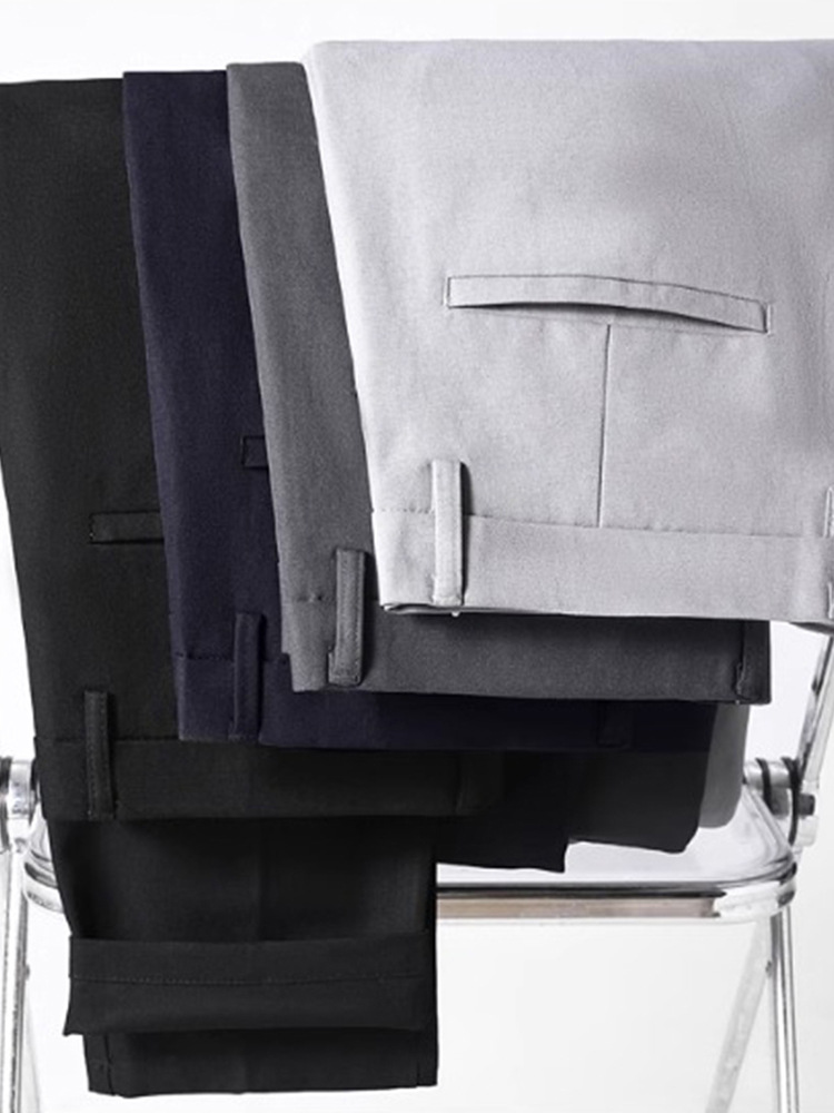 2025 Autumn New Men's Slim Straight Business Dress Pants Versatile Casual Suit Trousers Trend - Image 2