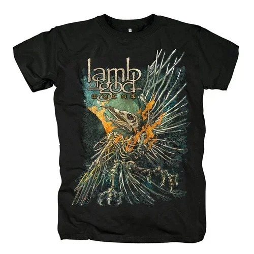 Lamb of God Heavy Mental Band T-shirt Mens Cotton Tshirt Su - Image 7