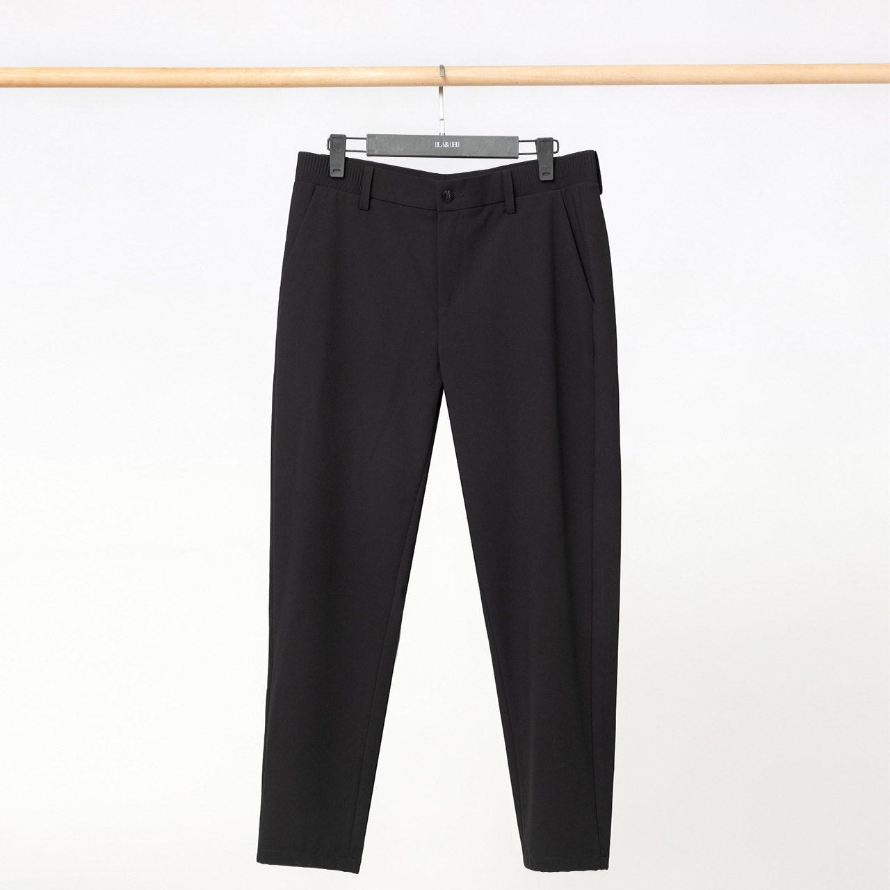 Men's Casual Pants Summer Thin Cool Breathable Straight Pants Comfortable Super Elastic Business Pants Men's Cropped Pants - Image 6
