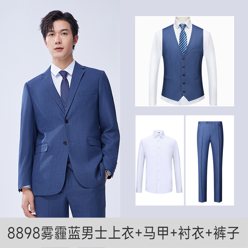 BYD Sales Department Haze Blue Suit suit Work Clothes Dynasty Net 4S Store Work Suit for Men and Women Same Autumn - Image 17