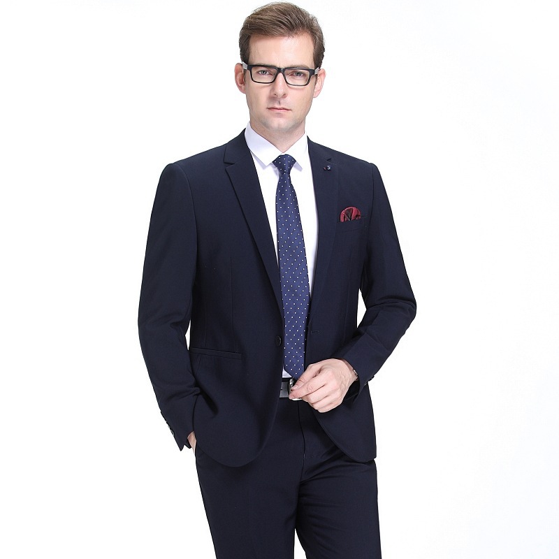 Suit Suit Men's Autumn and Winter Groom's Dress Korean Style Slim Business Formal Wedding Suit Men's Professional Suit - Image 2