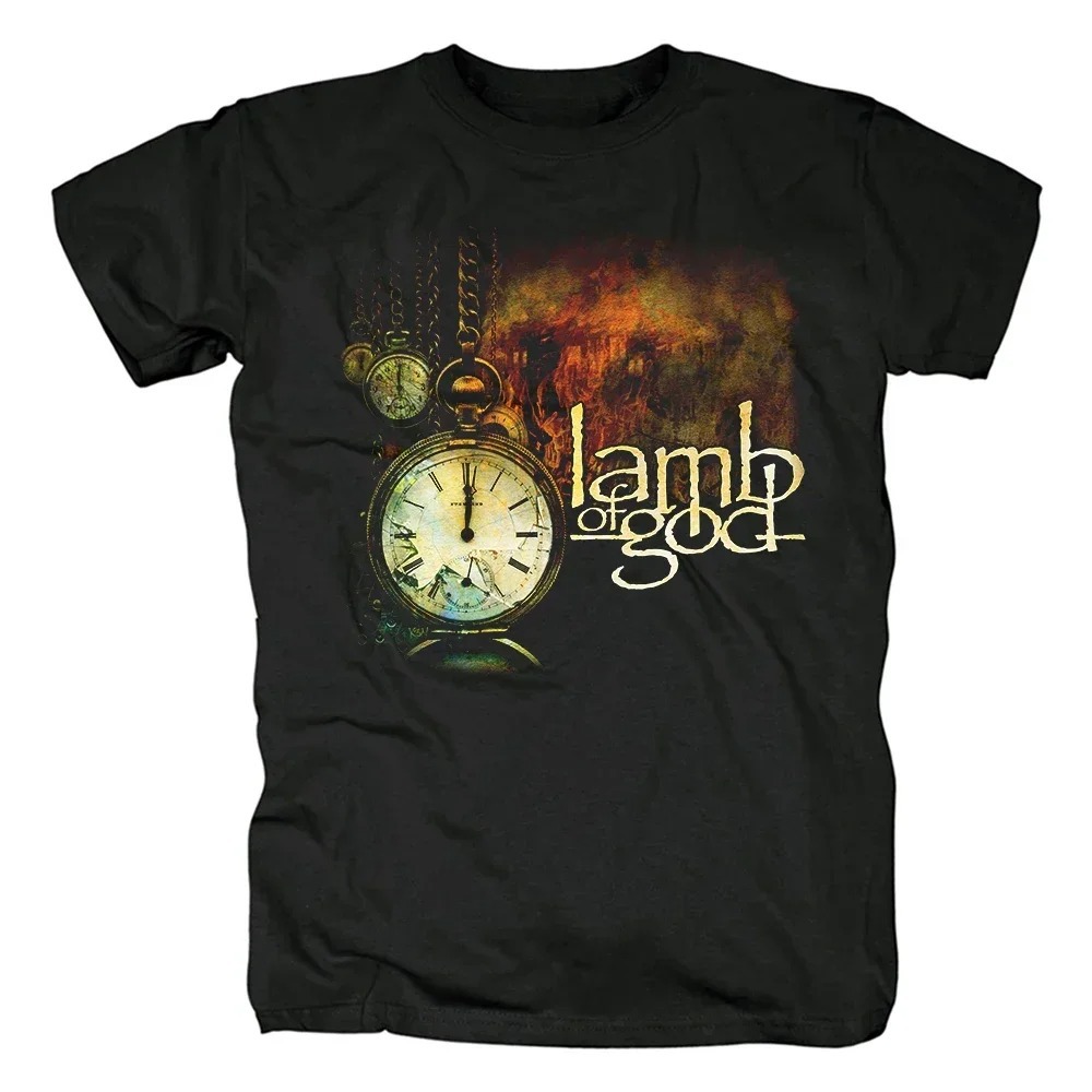 Lamb of God Heavy Mental Band T-shirt Mens Cotton Tshirt Su - Image 20