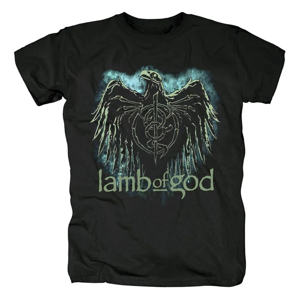 Lamb of God Heavy Mental Band T-shirt Mens Cotton Tshirt Su - Image 19
