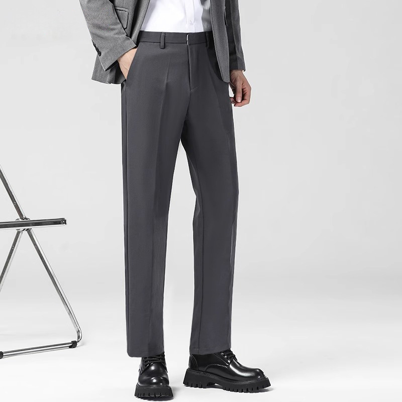 2025 Autumn New Men's Slim Straight Business Dress Pants Versatile Casual Suit Trousers Trend - Image 12