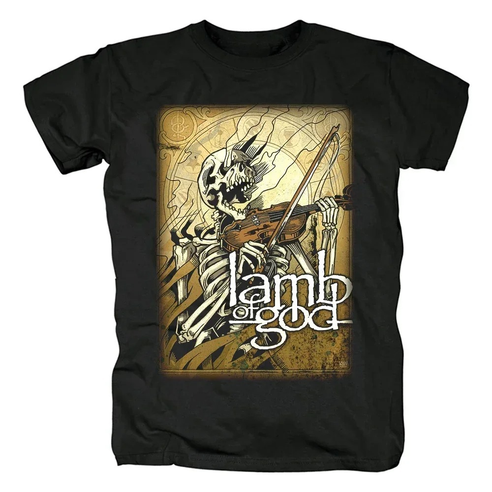 Lamb of God Heavy Mental Band T-shirt Mens Cotton Tshirt Su - Image 8