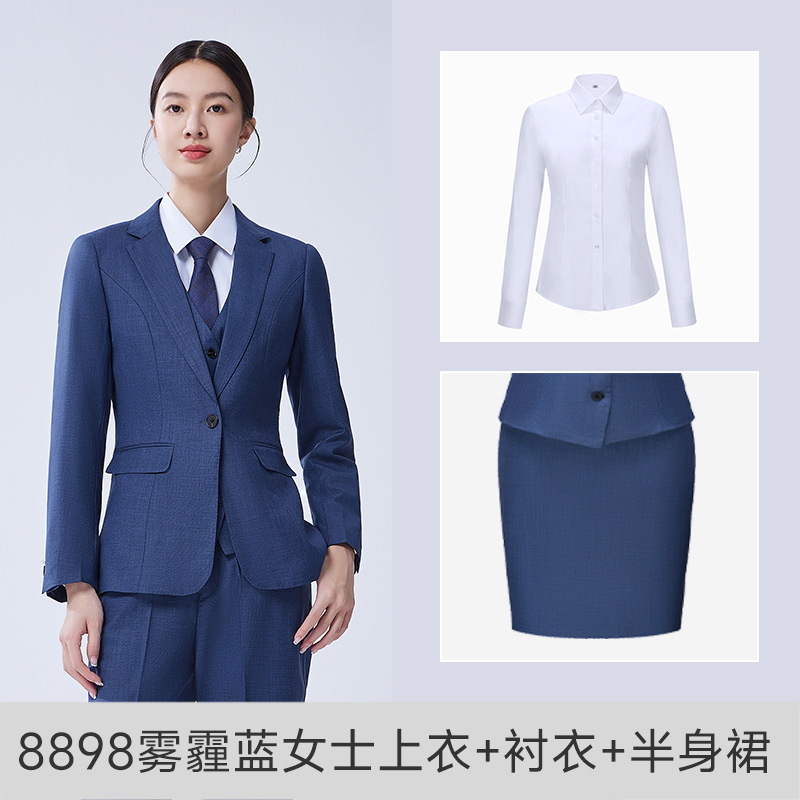 BYD Sales Department Haze Blue Suit suit Work Clothes Dynasty Net 4S Store Work Suit for Men and Women Same Autumn - Image 20