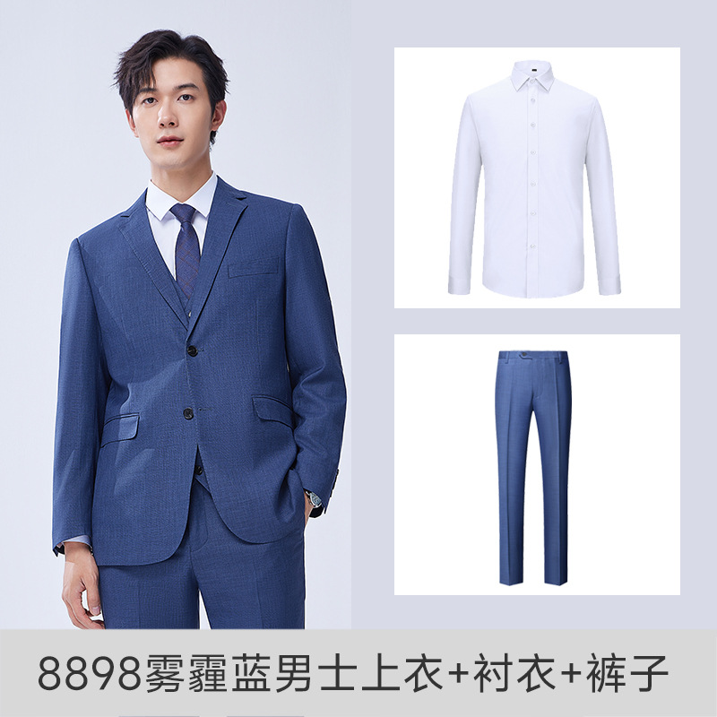 BYD Sales Department Haze Blue Suit suit Work Clothes Dynasty Net 4S Store Work Suit for Men and Women Same Autumn - Image 25