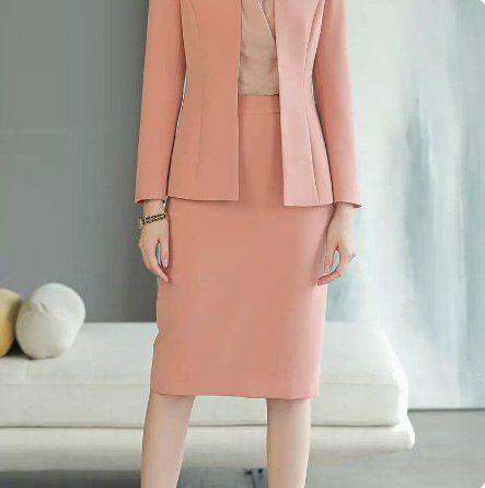 Spring and Autumn New Long-sleeved High-end Business Dress Women's Dress Suit for Host Business Dress Work Clothes Slimming Suit OL - Image 7
