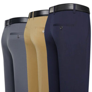 Summer Thin Casual Trousers, Business Men’s Trousers, Middle-Aged Dad Casual Trousers