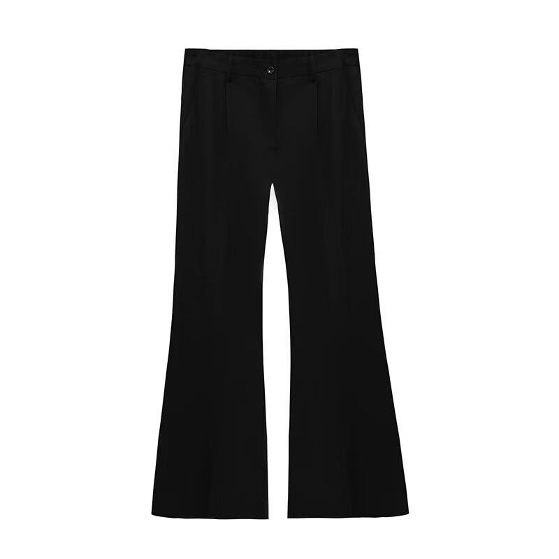 Summer Thin Drapedy Trousers for Men, Trendyy Loose and Slightly Flared Casual Long Trousers, Hong Kong Style Versatile and Handsome Suit Trousers - Image 6