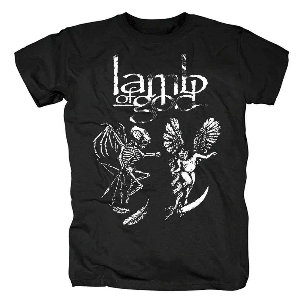 Lamb of God Heavy Mental Band T-shirt Mens Cotton Tshirt Su - Image 11