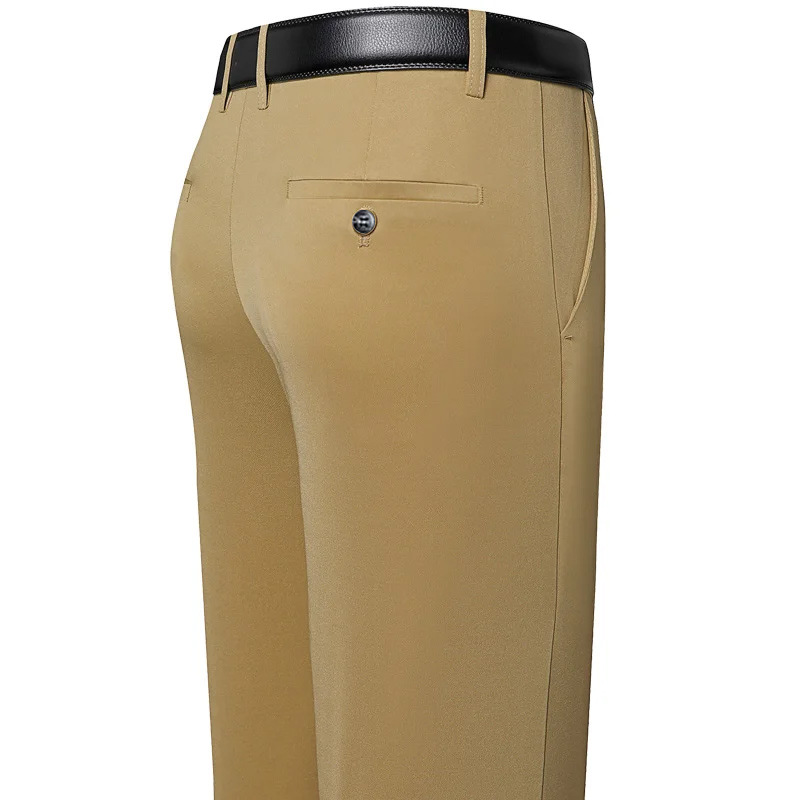 Summer Thin Casual Trousers, Business Men's Trousers, Middle-Aged Dad Casual Trousers - Image 2