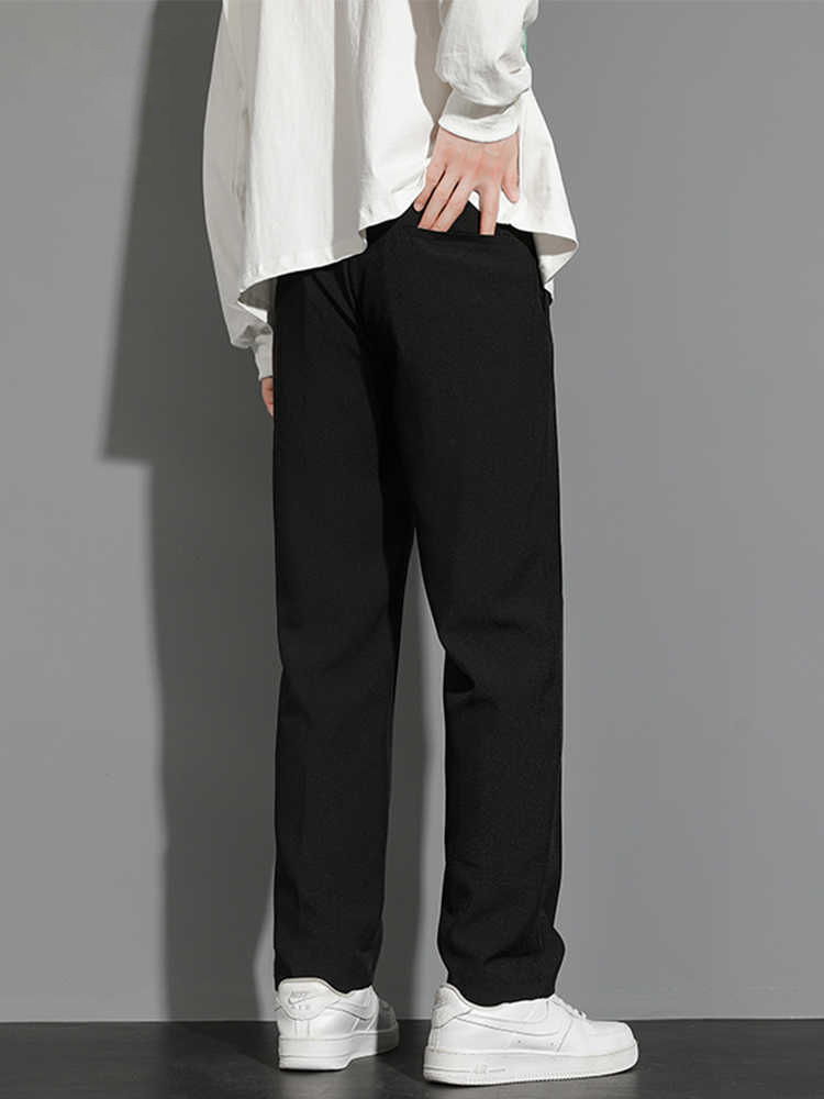Men's Dress Pants, Men's Nine-Point Business Casual Formal Trousers, High-End Gray Spring and Summer Men's Long Pants - Image 4