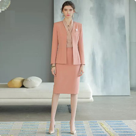 Spring and Autumn New Long-sleeved High-end Business Dress Women's Dress Suit for Host Business Dress Work Clothes Slimming Suit OL - Image 11