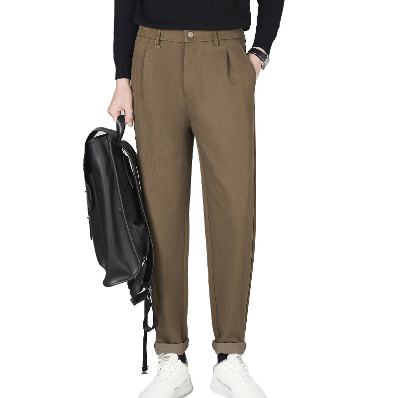 Men's Trousers Autumn and Winter New Style High-End Business Casual Work Commuting Professional Trousers Men's Suit Trousers - Image 5