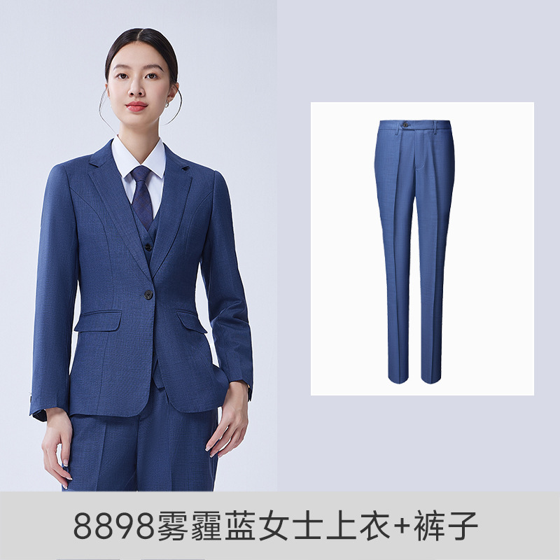 BYD Sales Department Haze Blue Suit suit Work Clothes Dynasty Net 4S Store Work Suit for Men and Women Same Autumn - Image 21