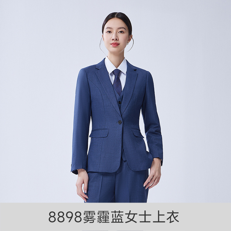 BYD Sales Department Haze Blue Suit suit Work Clothes Dynasty Net 4S Store Work Suit for Men and Women Same Autumn - Image 18