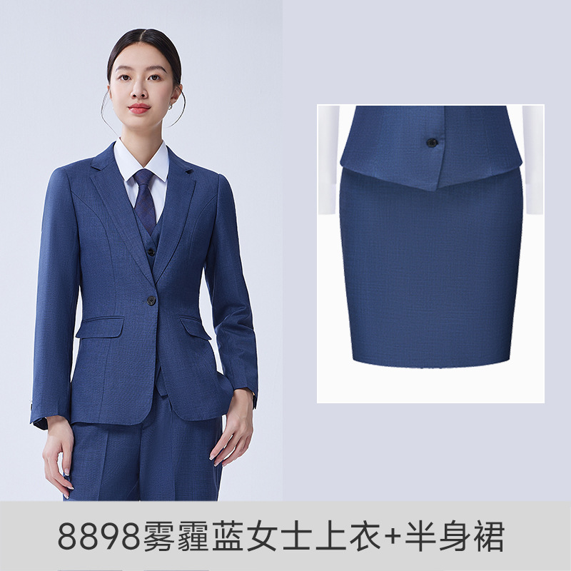BYD Sales Department Haze Blue Suit suit Work Clothes Dynasty Net 4S Store Work Suit for Men and Women Same Autumn - Image 23